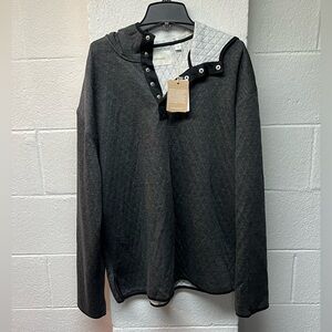 Ecothreads Quilted Pullover. Size Large